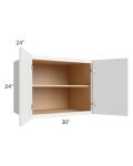 Metro White 30x24x24 Wall Cabinet