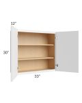 Metro White 33x30 Wall Cabinet