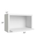 Metro White Wall Microwave Shelf Kit