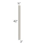 Stratton Light Grey Shaker 3x42 Wall Filler
