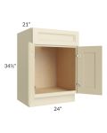 Casselton Ivory 24" Vanity Sink Base Cabinet
