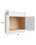 Charlotte White 30" Vanity Sink Base Cabinet