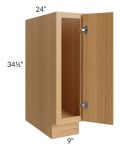 Portland Sand 9" Full Height Door Base Cabinet 