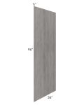 Providence Slate Grey 36x96 Finished Back Panel