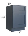 Midtown Blue Shaker 18" File Base Cabinet