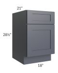 Midtown Indigo Shaker 18" File Base Cabinet