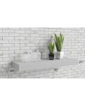 Midtown Painted Grey Shaker 30" Floating Shelf