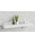 Aspen White Shaker 42" Floating White Shelf