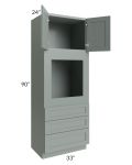 Woodland Green Shaker 24" 2-Drawer Base Cabinet
