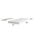 Township White 36" Floating Shelf