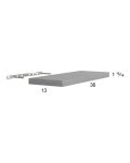 Euro Grey 36" Floating Wall Shelf