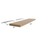 Township Rift Oak 60" Floating Shelf