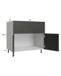 Euro Cafe 36” Farm Sink Base Cabinet