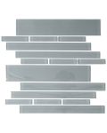Cristezza Club Glass Tile in Gray - 9.5" x 10.5"