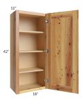 Rustic Shaker 18x42 Wall Cabinet