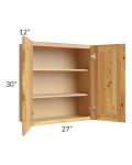 Rustic Shaker 27x30 Wall Cabinet