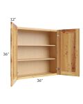 Rustic Shaker 36x36 Wall Cabinet