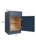 Madison Navy Shaker 21" Base Cabinet