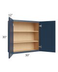 Madison Navy Shaker 30x30 Wall Cabinet