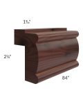 Farmhouse Walnut Shaker 84" Light Rail Molding 
