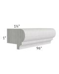 Heather Grey Shaker 96" Light Rail Molding