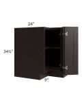 Brazilian Shaker 33" Lazy Susan Base Cabinet