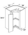 33" Lazy Susan Base Cabinet
