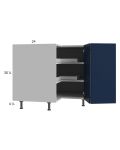 Harbor Navy 36" Lazy Susan Base Cabinet
