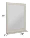 Stratton Light Grey Shaker 24x30 Mirror