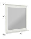 Wellfleet Linen 30x30 Mirror