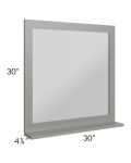 Stratton Dark Grey Shaker 30x30 Mirror