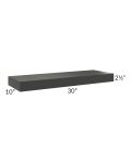 Onyx Black Shaker 30" Floating Shelf