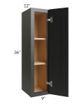 Onyx Black Shaker 09x36 Wall Cabinet