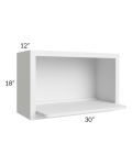 Township White 30x18 Microwave Wall Cabinet