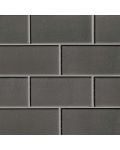 Metallic Gray 3" x 6" Subway Tile