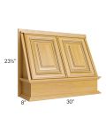 Glazed Praline 30" Range Hood Front