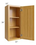 Glazed Praline 15x36 Wall Cabinet