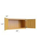 Glazed Praline 30x15 Wall Cabinet