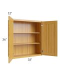 Glazed Praline 33x36 Wall Cabinet