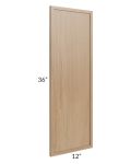 Township Rift Oak 36" Wall Decorative End Panel