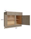 Cobblestone Grey 39" Base Cabinet