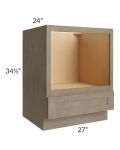 Cobblestone Grey 27" Base Microwave Cabinet