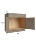 Cobblestone Grey 36" Sink Base