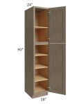 Cobblestone Grey 18x90 Utility Cabinet
