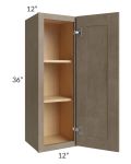 Cobblestone Grey 12x36 Wall Cabinet