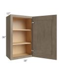 Cobblestone Grey 18x30 Wall Cabinet
