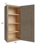 Cobblestone Grey 18x42 Wall Cabinet