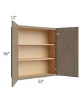 Cobblestone Grey 33x36 Wall Cabinet
