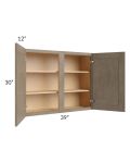 Cobblestone Grey 39x30 Wall Cabinet