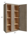 Cobblestone Grey 27x42 Blind Corner Wall Cabinet